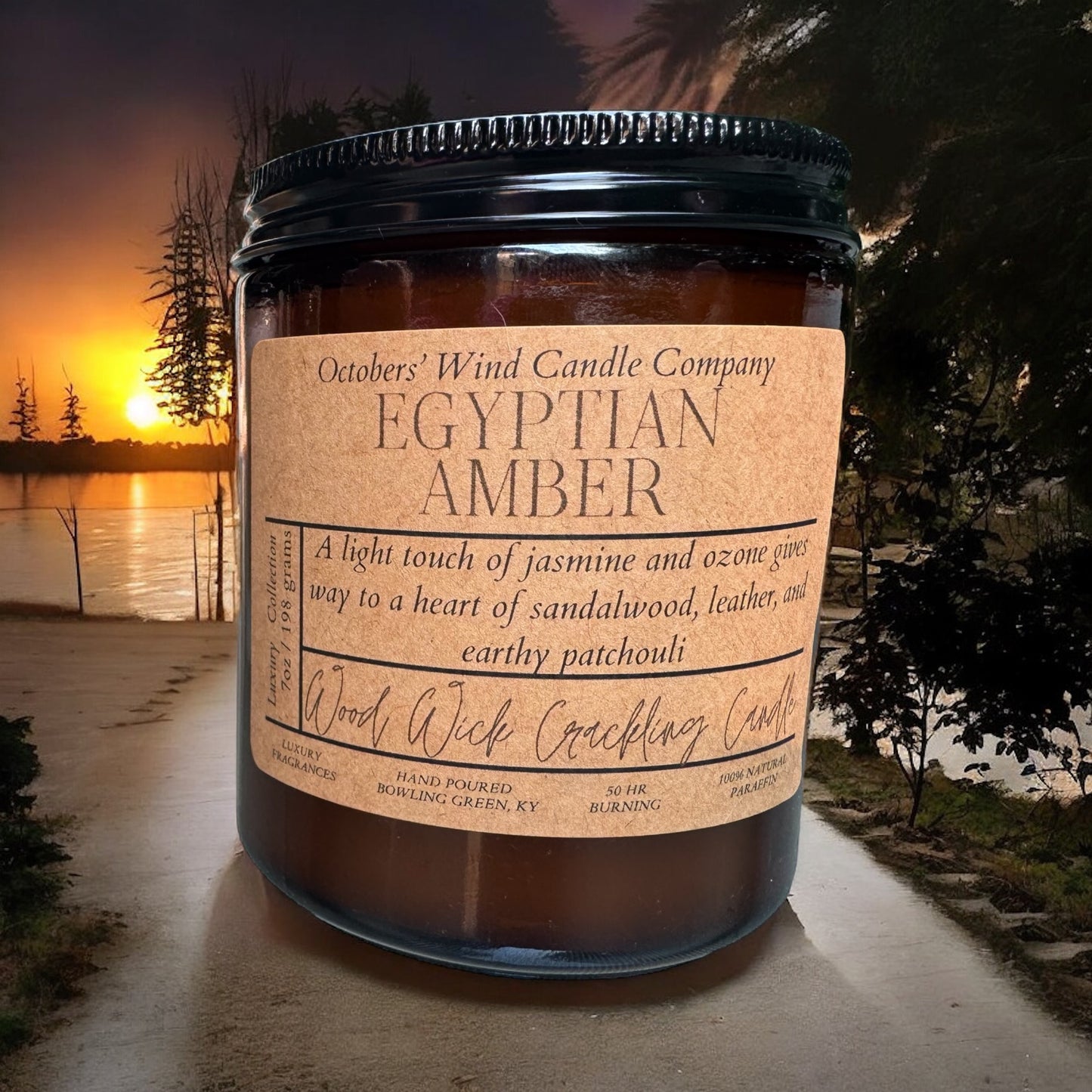 Egyptian Amber Candle