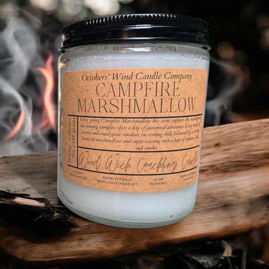 Campfire Marshmallow Candle
